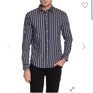 Vince Size M Slim Fit Long Sleeve Button Down